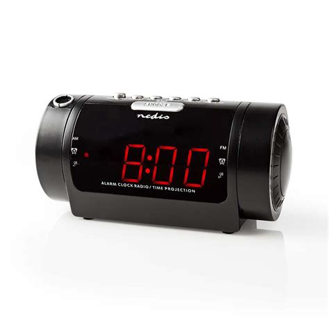 Digital Alarm Clock Radio | LED Display | Time projection | AM / FM | Snooze function | Sleep ...