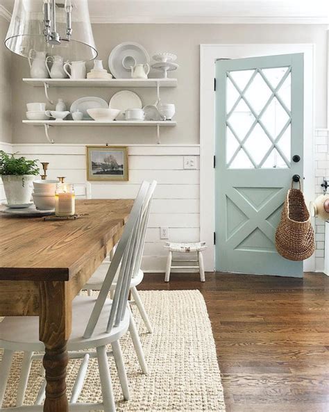 White farmhouse dining room inspiration by Loren from the Blue Barn and ...