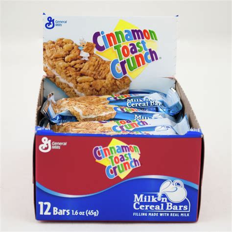 Cinnamon Toast Crunch™ Milk 'n Cereal Bars (12 ct) 1.59 oz | General Mills Convenience and ...