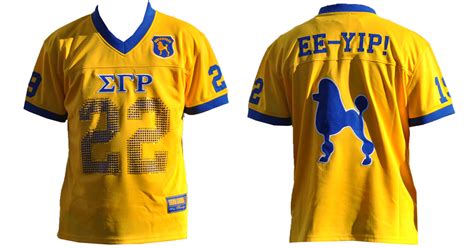 SGRHO - Sigma Gamma Rho apparel-Football Jersey