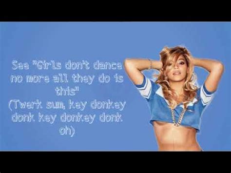 Beyoncé- donk lyrics - YouTube