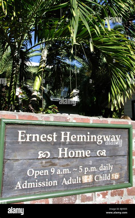 Ernest Hemingway Home Museum, Key West, Florida, USA Stock Photo - Alamy