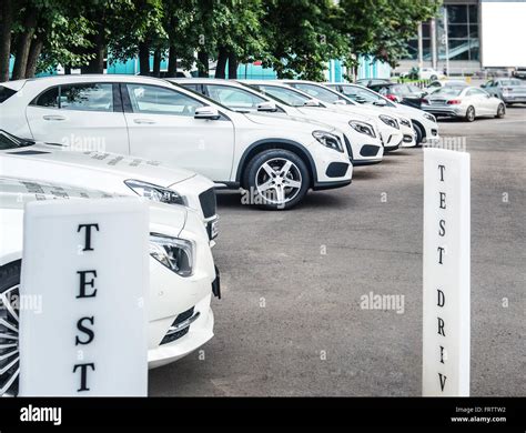 test drive in a car dealer center Stock Photo - Alamy