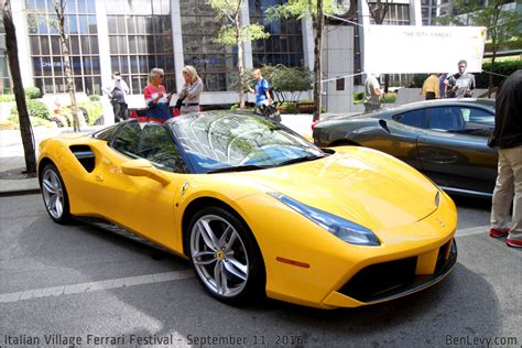 Yellow Ferrari 488 Spider - BenLevy.com