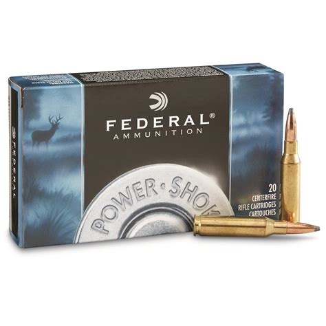 Federal Power-Shok, 7mm-08 Rem., SHCSP, 150 Grain, 20 Rounds - 97287 ...