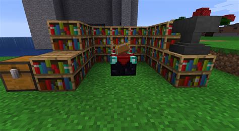 Minecraft How Many Bookshelves For Level 30