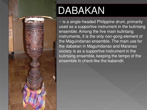 Muslim Mindanao Instruments