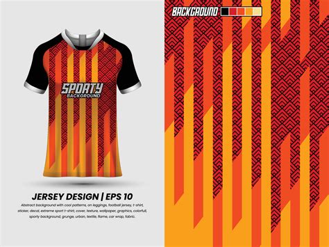 Soccer jersey design for sublimation, sport t shirt design, template jersey 16595260 Vector Art ...