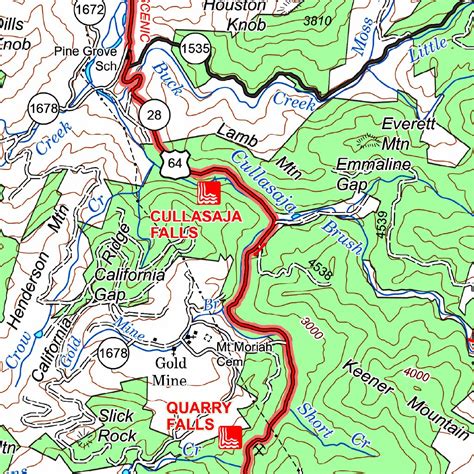 Nantahala National Forest (Nantahala Ranger District East) map by US ...