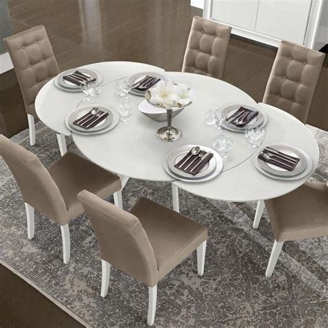 20 Collection of Glass Round Extending Dining Tables