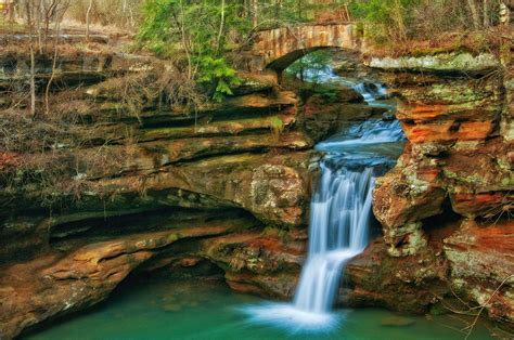 Upper Falls | Hidden places, State parks, Hocking hills state park