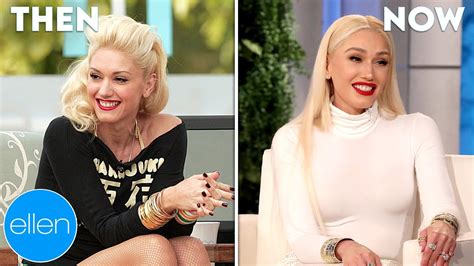 Then and Now: Gwen Stefani's First and Last Appearances on 'The Ellen Show' - YouTube