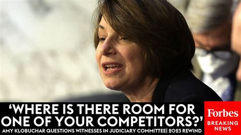 Amy Klobuchar Defends Competition In Business, Progressive Policies In Judiciary Cmte | 2023 ...