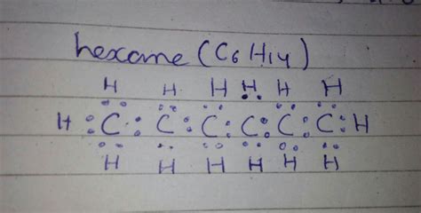 Electron Dot Structure Of Hexane