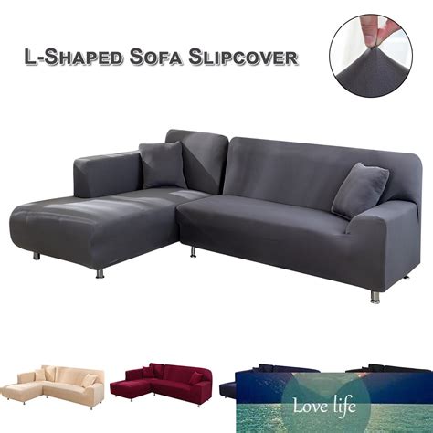 Sectional Makelifeeasy Sofa Cover L Shaped Corner Sofa Covers Soft Furniture Slipcovers ...