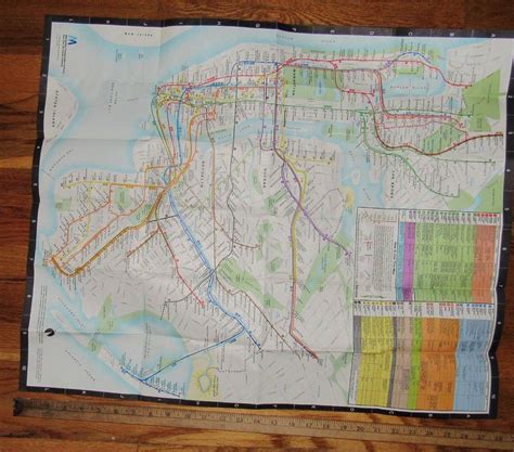 New York City Subway Map 1979 Revised Fall 1980 Never Used | #1969586509