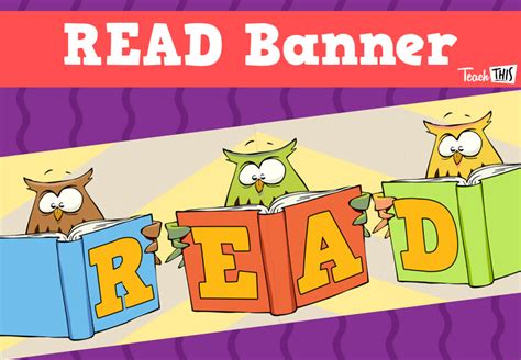 Reading Banners For Classroom Printable