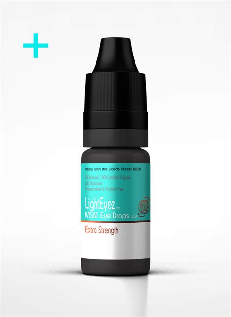 MSM Eye repair and renew drops.