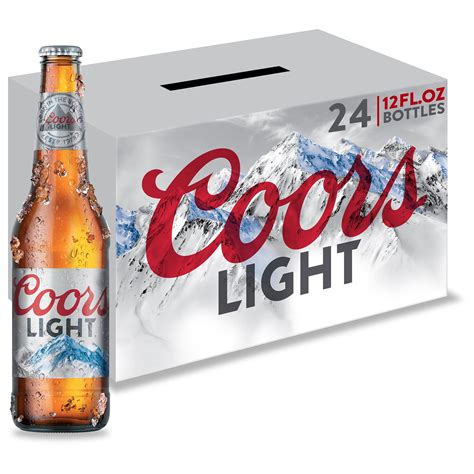 Coors Light Beer, American Light Lager, 24 Pack Beer, 12 fl. oz ...