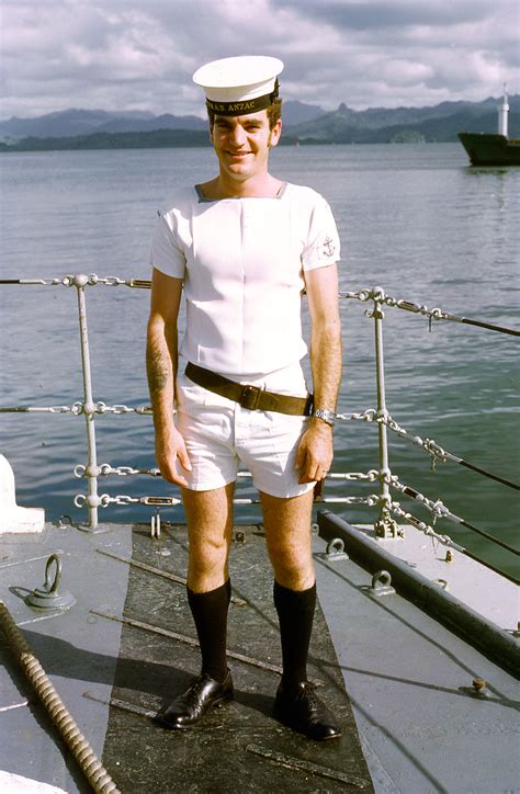 LSUW "Bungy" Williams on the Quarterdeck HMAS Anzac, near Cairns 1973 | Royal australian navy ...