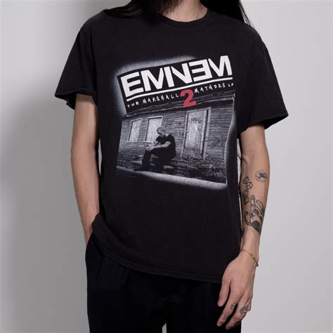 Eminem Vintage T-shirts Condition: 9/10 no holes... - Depop