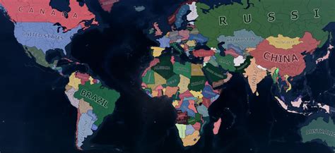 HoI4 Millennium Dawn World Map Blank Template - Imgflip