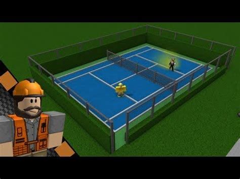 (437) Roblox | Welcome to Bloxburg Tennis Court Tutorial - YouTube | Tennis court, Tennis, Roblox