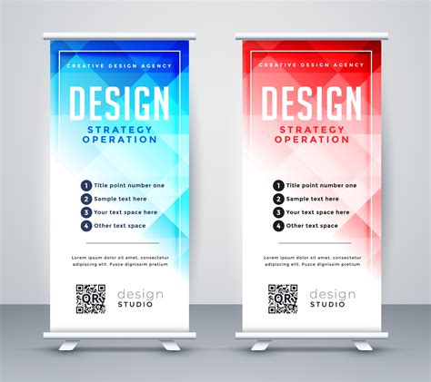 abstract style business roll up banner template - Download Free Vector Art, Stock Graphics & Images