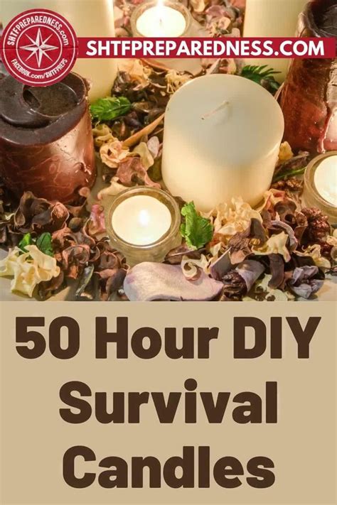 50 Hour DIY Survival Candles [Video] [Video] | Diy survival candles, Survival candle, Diy ...