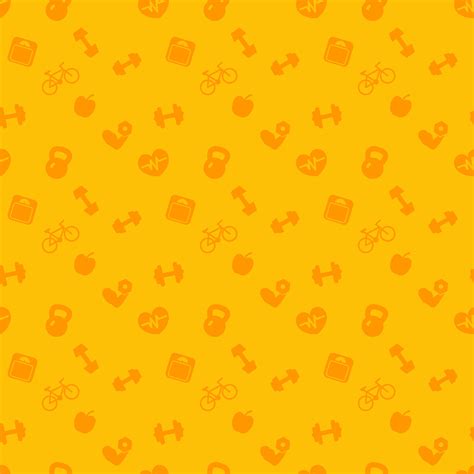 seamless pattern with fitness icons, fitness background, vector illustration 6540688 Vector Art ...