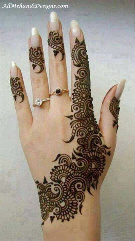 1000+ Easy Finger Mehndi Designs - Henna Finger Ideas