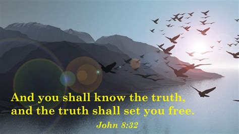 John 8:32 And you shall know the truth, and the truth shall set you free | Christian Pictures Blog