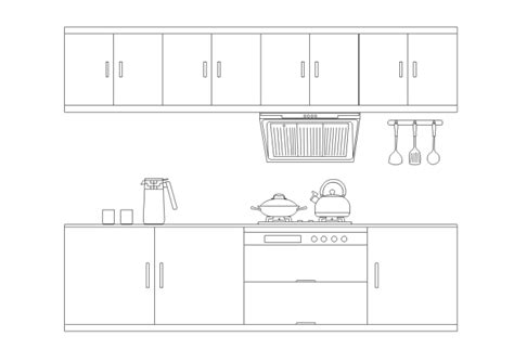 Kitchen Elevation Design | Kitchen elevation, Kitchen cabinet design ...