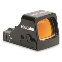 HOLOSUN HS 407K-X2 BLACK ANODIZED 1 X 6 MOA RED DOT RETICLE | Northwest Armory