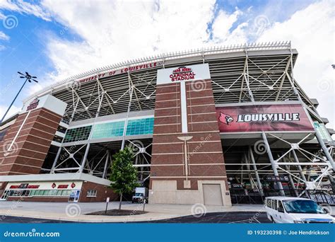 University of Louisville Football Stadium. Editorial Stock Photo - Image of modern, express ...