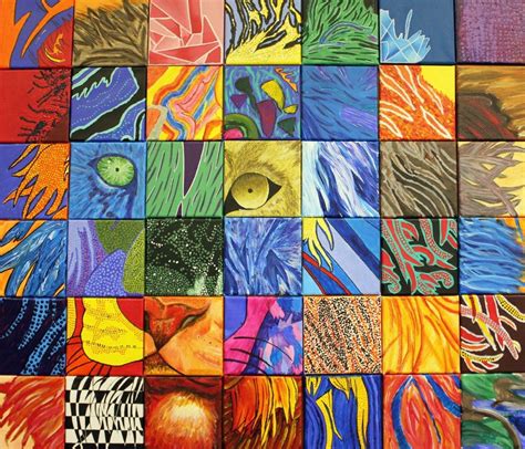 Lion Picture (Crestwood Preparatory College) | Collaborative art ...