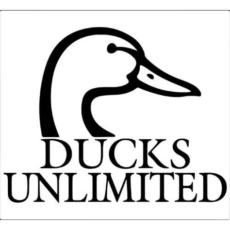 Ducks Unlimited Decal Sticker - DUCKS-UNLIMITED-LOGO - Thriftysigns