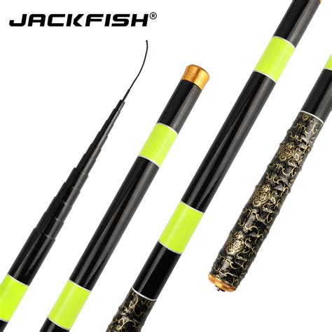 Aliexpress.com : Buy JACKFISH High Carbon Stream Rod Ultralight Hand Fishing Rod Ultra short ...