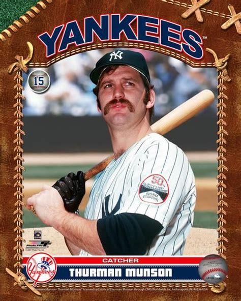 Thurman Munson, catcher for the New York Yankees ~ one of my all-time favorite catchers ...