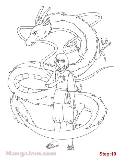 How to Draw Haku from Spirited Away - MANGAJAM.com | Chihiros reise ins ...