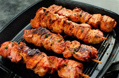 Tandoori Chicken Tikka Kebab - Indian style skewers for starter or main