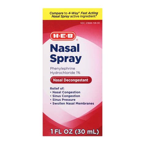 H-E-B Phenylephrine Nasal Spray - Shop Sinus & Allergy at H-E-B