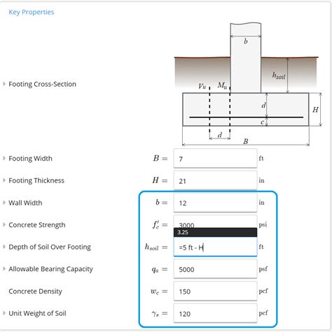 Wall Footing to ACI 318-14 - Design Example | ClearCalcs