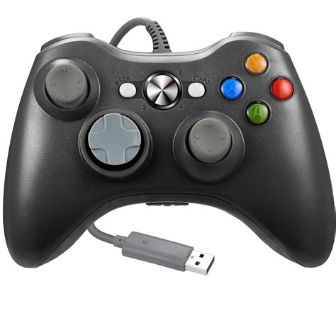 LUXMO Wired Xbox 360 Controller for Xbox 360 and Windows PC (Windows 10 ...