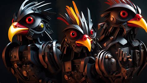 Robot Birds by Serendigity-Art on DeviantArt