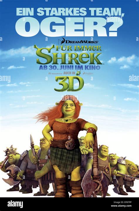 PRINCESS FIONA POSTER SHREK FOREVER AFTER (2010 Stock Photo: 78243054 ...