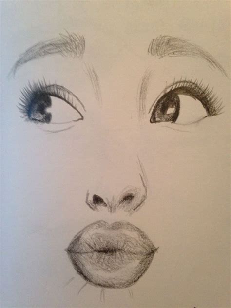 Pencil Art Drawings, Art Drawings Simple, Art Drawings Sketches, Lip Drawing, Painting & Drawing ...