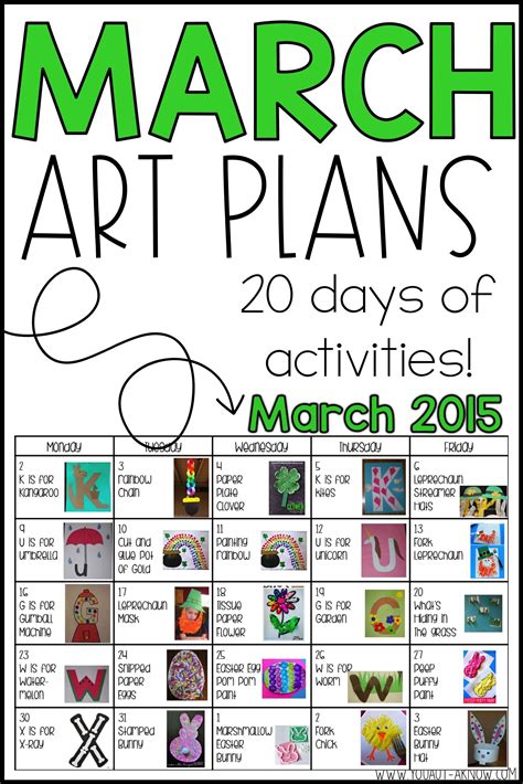 March lesson plans – Artofit