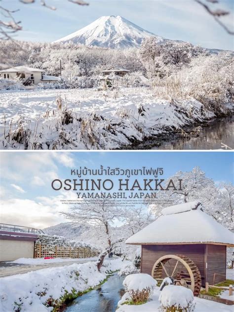 Winter In Oshino Hakkai Clear Water Village In Winter | Gallery posted ...