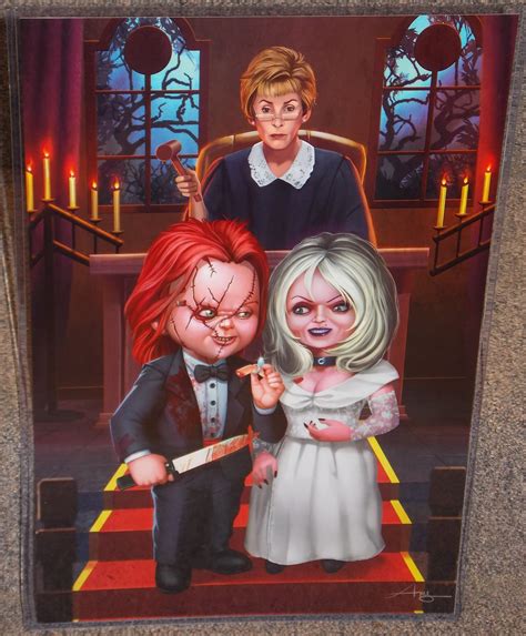 Chucky & the Bride Getting Married by Justice of the Peace | Etsy